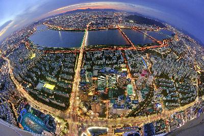 2019년 제17회 아름다운 한강사진공모전 (특선 : Beautiful HANGANG Nightview Line)