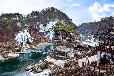 제18회 아름다운 한강 사진 공모전 수상작 (일반부 입선 : 고석정의 겨울)