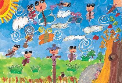 고추잠자리의 가족 나들이(가작)