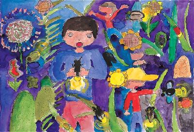 맑은 밤하늘 아래에서 반딧불과의 산책(가작)