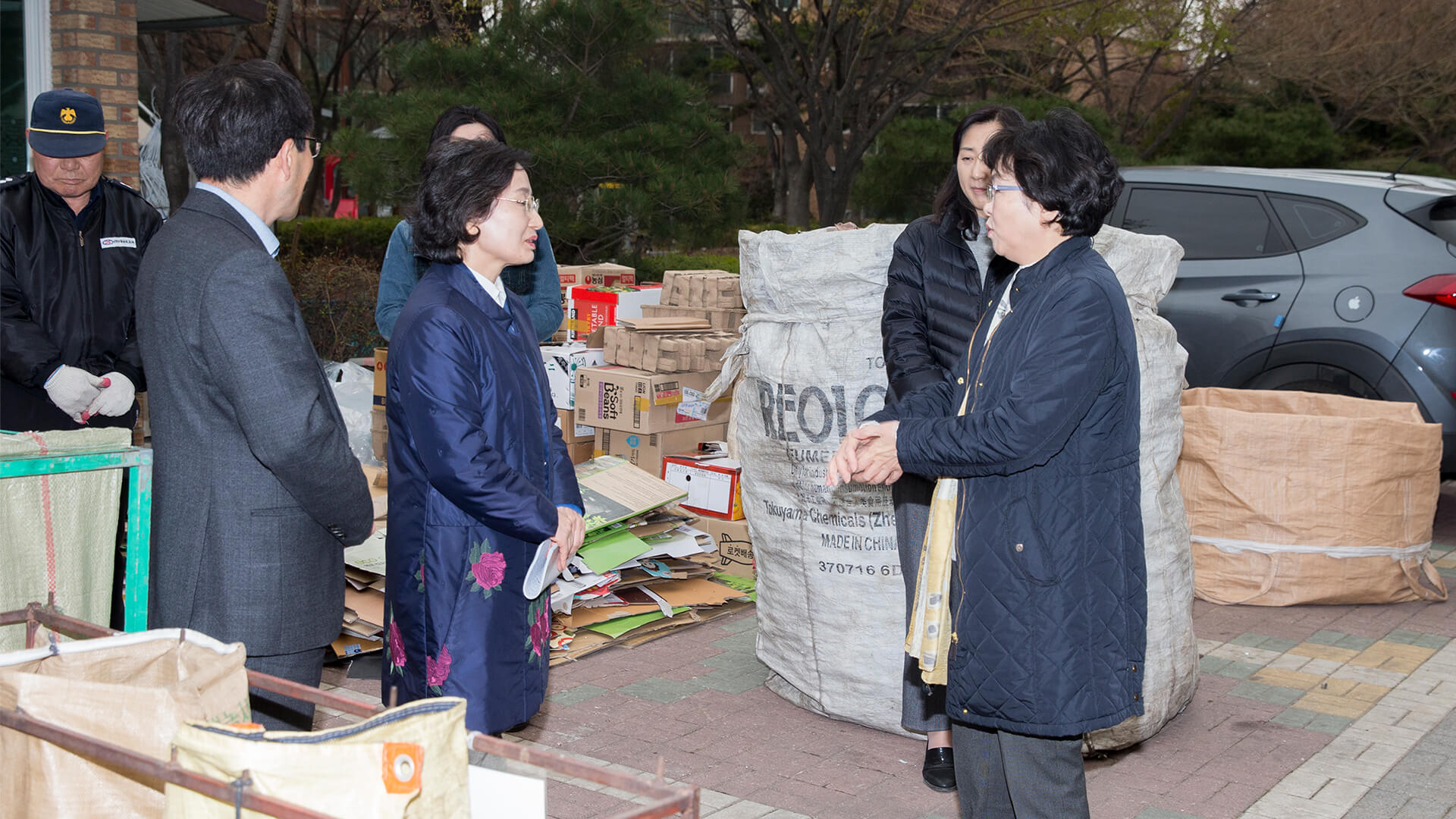 인천시 광역생활자원회수센터 및 인근 아파트 방문장면