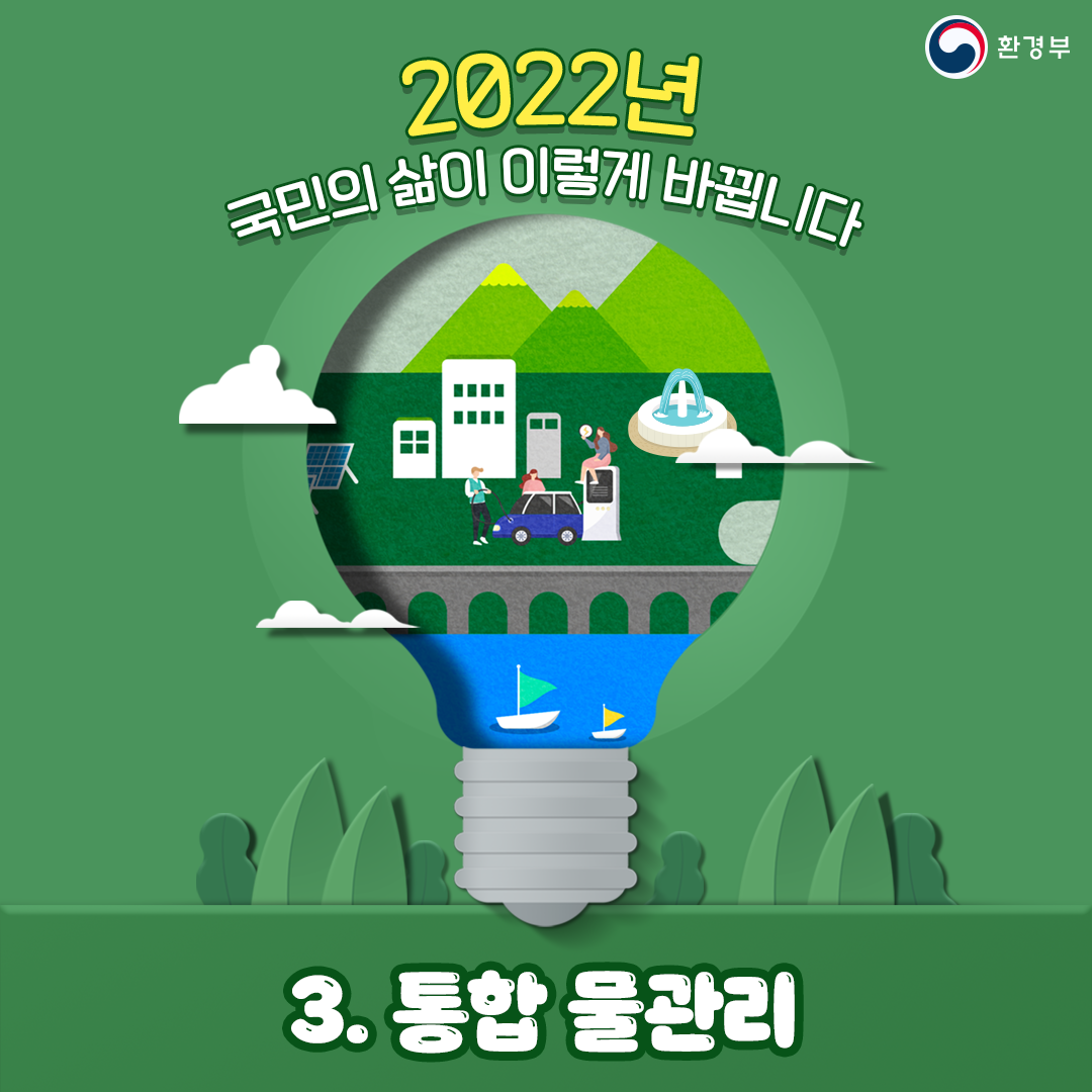 2022년 국민의 삶이 이렇게 바뀝니다 환경부 3. 통합 물관리